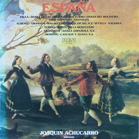 Achucarro: Piano Music by Falla, Albeniz, Turina, et al. - RCA RL-31404