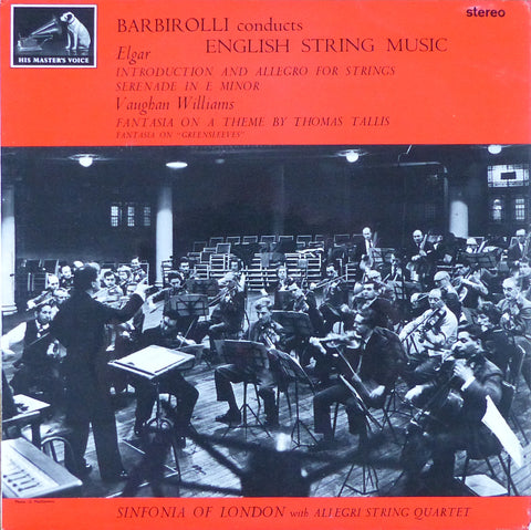 Barbirolli: English String Music (Elgar, et al.) - EMI ASD 521