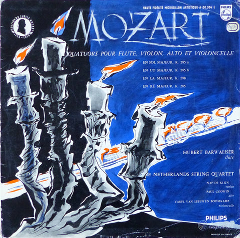 Barwahser/Netherlands SQ: Mozart Flute Quartets - Philips A 00.306 L