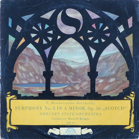 Kempe/Dresden SO: Mendelssohn "Scotch" - Supraphon ALPV 213