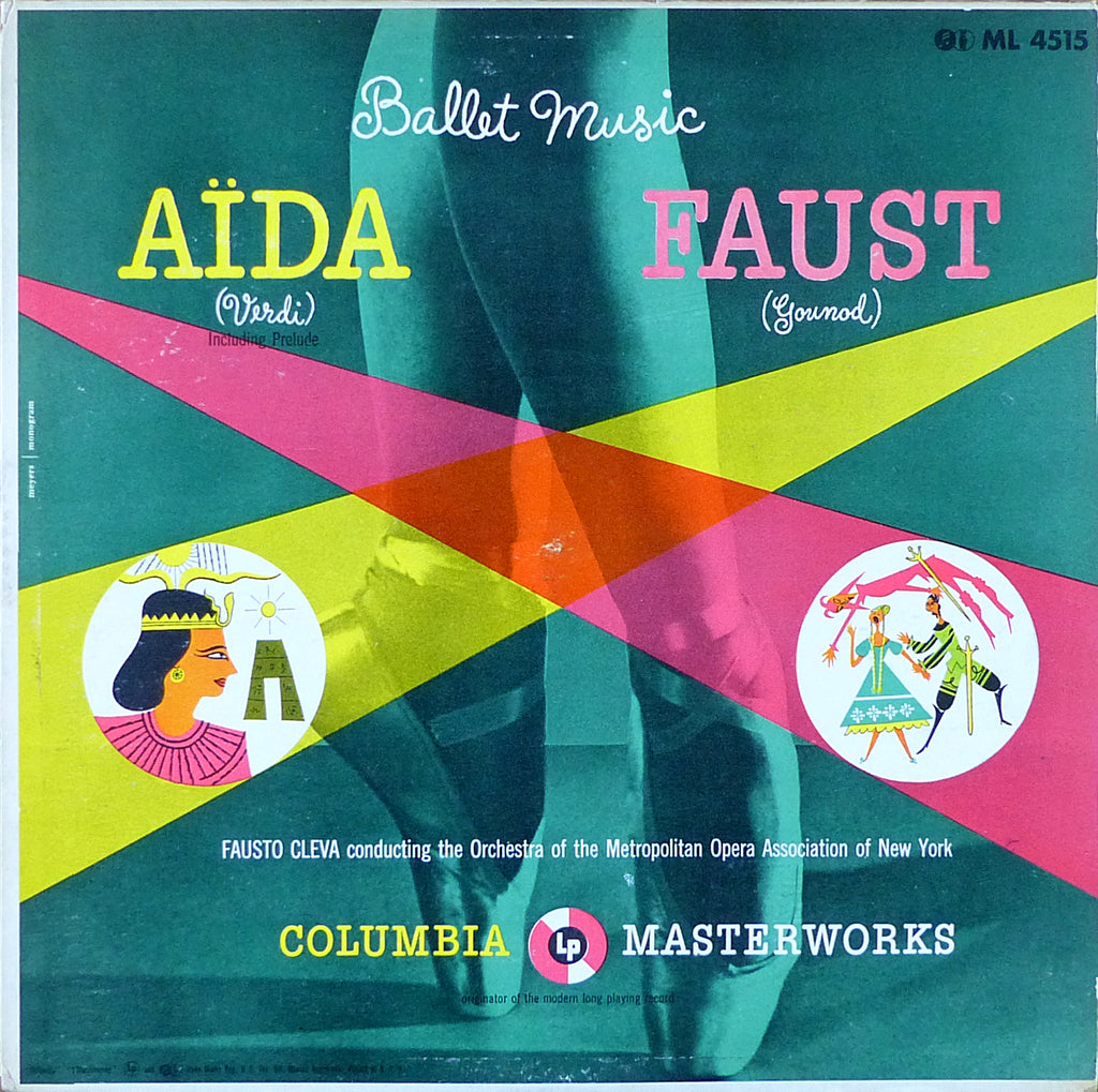 Cleva: Gounod Faust + Verdi Aida Ballet Music - Columbia ML 4515