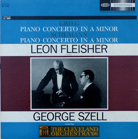 Fleisher/Szell: Grieg & Schmann Piano Concertos - Epic BC 1080