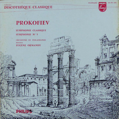 Ormandy: Prokofiev Symphonies Nos. 1 & 5 - Philips 641.401 AXL