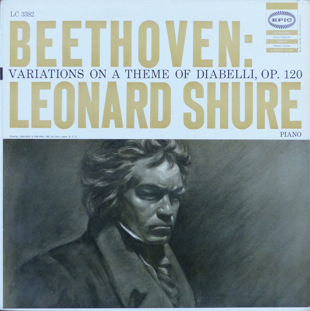 Shure: Beethoven Diabelli Variations Op. 120 - Epic LC 3382