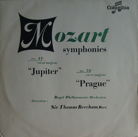 LP - Beecham/RPO: Mozart "Prague" & "Jupiter" Symphonies - Columbia FCX 235