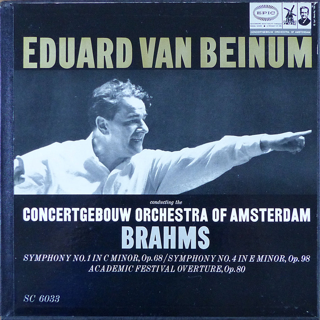 Beinum: Brahms Symphonies Nos. 1 & 4, etc. - Epic SC 6033 (2LP box set)