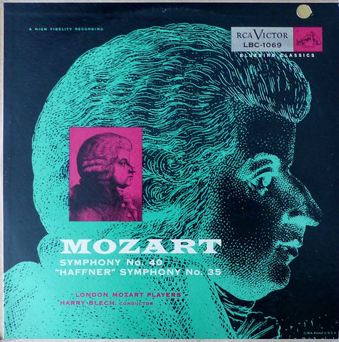 Blech: Mozart Symphonies No. 35 (Haffner) & No. 40 - RCA LBC-1069