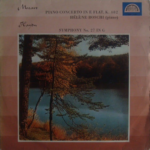 LP - Boschi: Mozart Piano Concerto No. 22 K. 482, Etc. - Supraphon SUA 10250