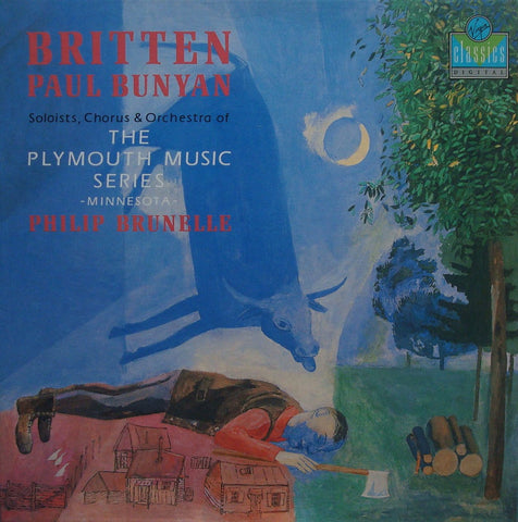 LP - Plymouth Music Series: Britten Paul Bunyan - Virgin VCD 7 90710-1 (DDD), 2LP Box