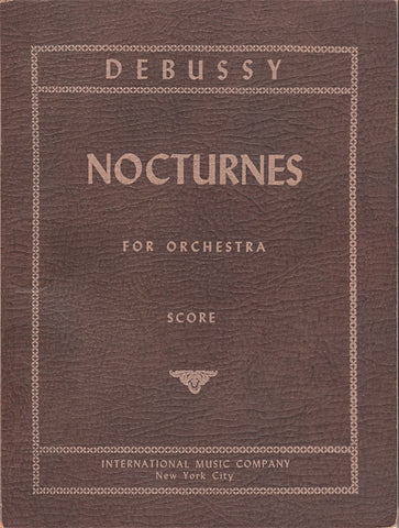 Book - Debussy: Nocturnes For Orchestra - International Music Company (pocket Score)