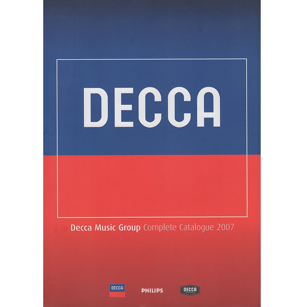 Decca Music Group 2007 CD Catalog 148 pages; fu...