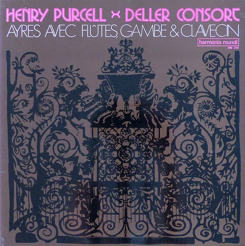 Deller Consort: Purcell Ayres with Flutes, etc. - Harmonia Mundi HM 214