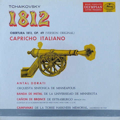 Dorati: 1812 Overture + Capriccio Italien - Mercury Spain MG50054