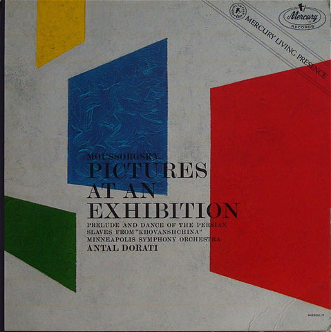 LP - Dorati/Minneapolis SO: Mussorgsky Pictures At An Exhibition, Etc. - Mercury MG 50217
