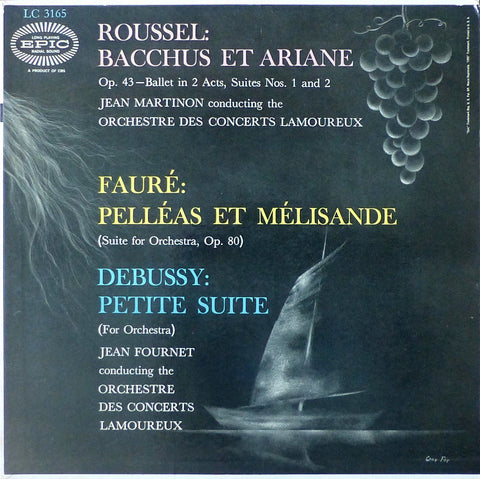 Fournet: Fauré Pelléas et Melissande + Debussy & Roussel - Epic LC 3165