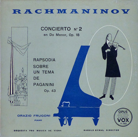 Frugoni: Rachmaninov Piano Concerto No. 2, etc. - Vox Argentina PL 9650