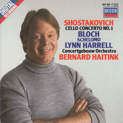 Harrell: Shostakovich Cello Concerto No. 1 + Schelomo - Decca 414 162-2