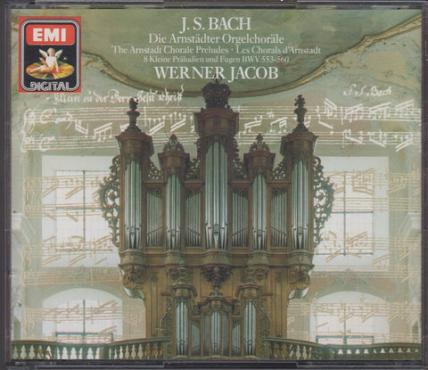 Werner Jacob: Bach Choral Preludes for Organ - EMI CDS 7 49296 2 (2CD set)