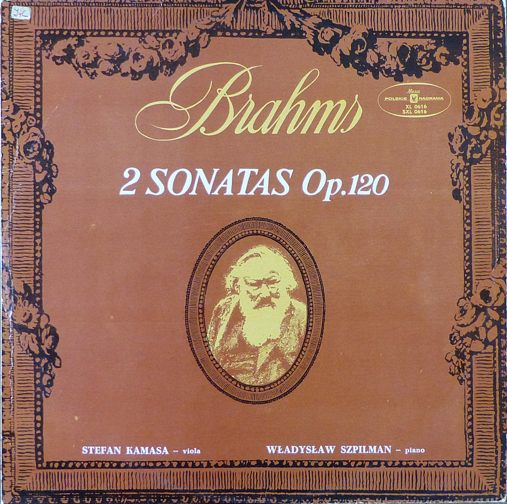 Kamasa/Szpilman: Brahms 2 Viola Sonatas Op. 120 - Muza SXL 0616