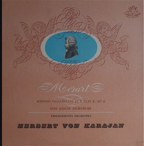 LP - Karajan/Philharmonia: Mozart EKN K. 525 + K. 279b - Angel 35098