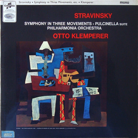 LP - Klemperer: Stravinsky Pulcinella + Sym In 3 Mvts - Columbia 33CX 1949