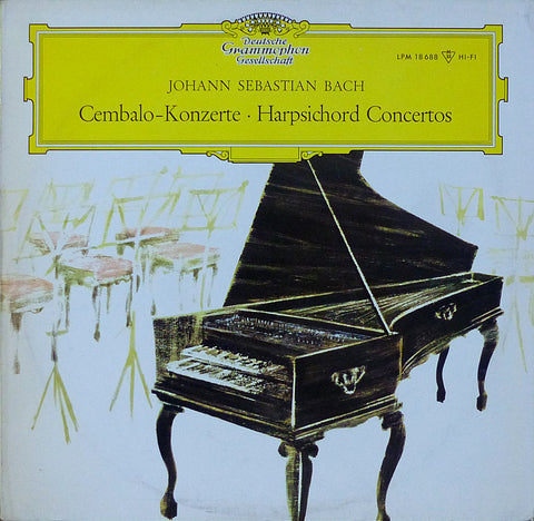 Marlowe: Bach Concertos for 2, 3 & 4 Harpsichords - DG LPM 18688