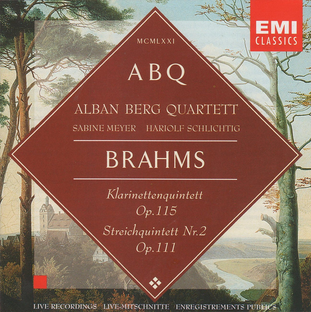 Alban Berg Quartet: Brahms String Qnt + Clarinet Qnt (Meyer) - EMI 5 56759 2