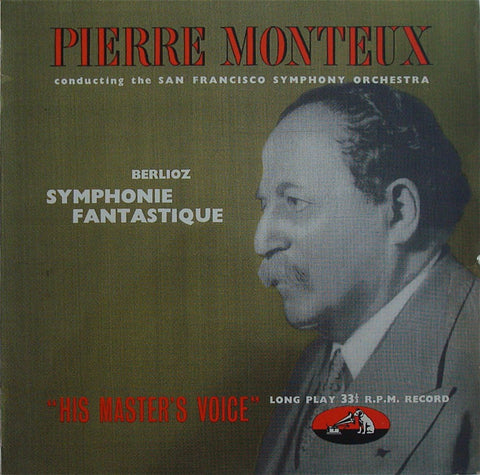 LP - Monteux/SFSO: Symphonie Fantastique Op. 14 - HMV ALP 1137