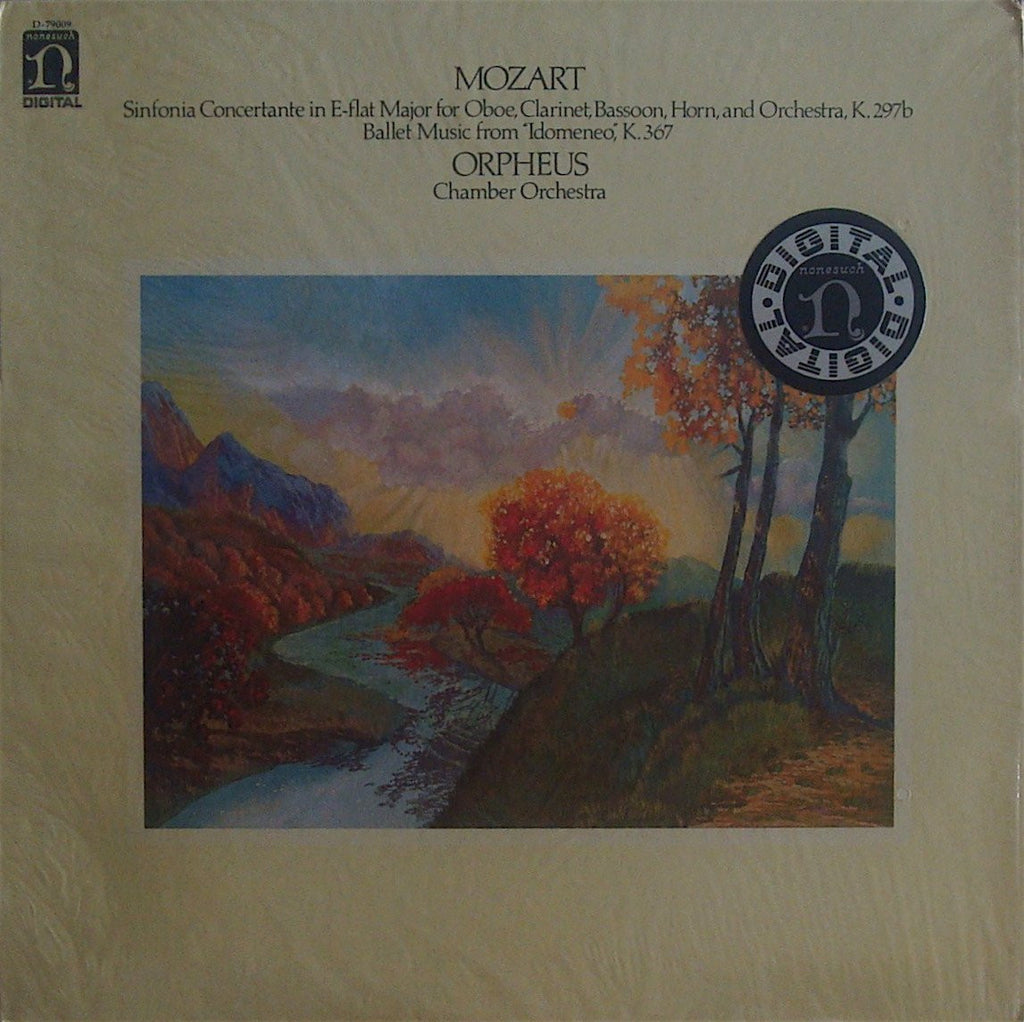 LP - Orpheus CO: Mozart Sinfonia Concertante K. 297b, Etc. - Nonesuch D-79009