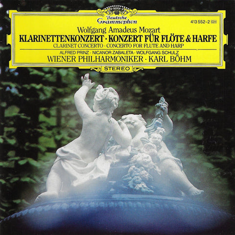 Prinz: Mozart Clarinet Concerto + Flute & Harp Concerto - DG 413 552-2