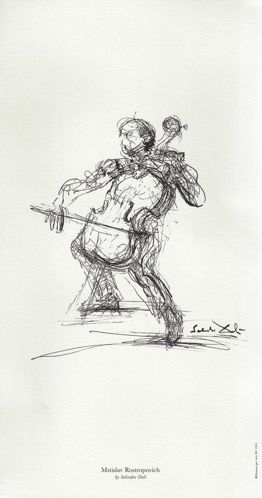 Rostropovich: Bach 6 Solo Cello Suites - EMI (deluxe box issue + VHS video)