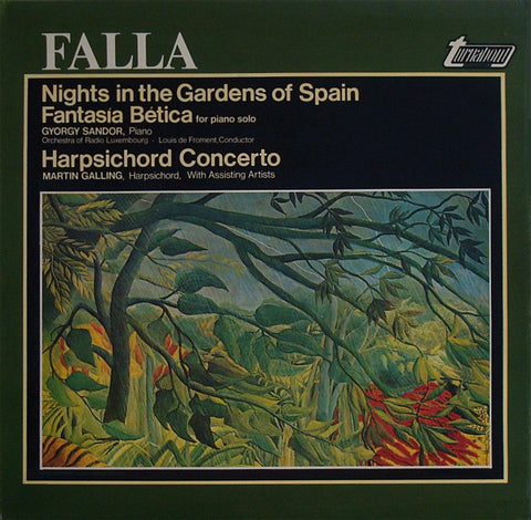 LP - Sandor: Nights In The Gardens Of Spain + Harpsichord Cto - Vox Turnabout TV 34588S