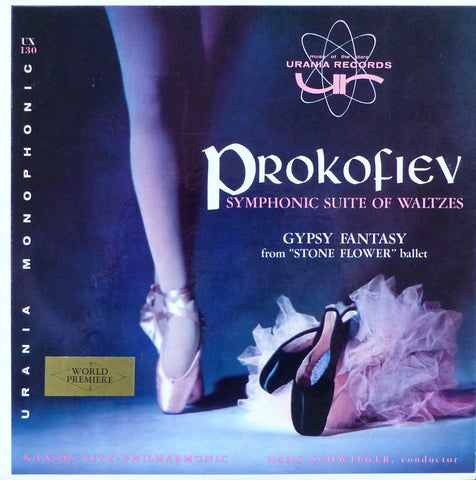 Schweiger: Prokofiev Sym Suite of Waltzes, etc. - Urania UX 130