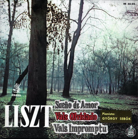 Sebok: Liszt Valse Impromptu, etc. - Hispavox HE 66-02 (7" EP)