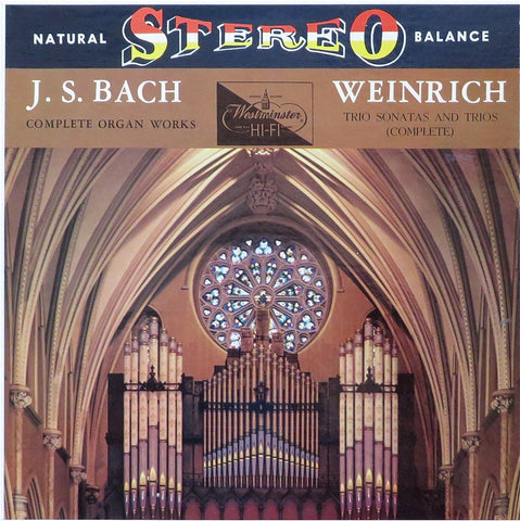 Weinrich: Bach Trio Sonatas Nos. 5 & 6 for Organ, etc. - Westminster WST 14085