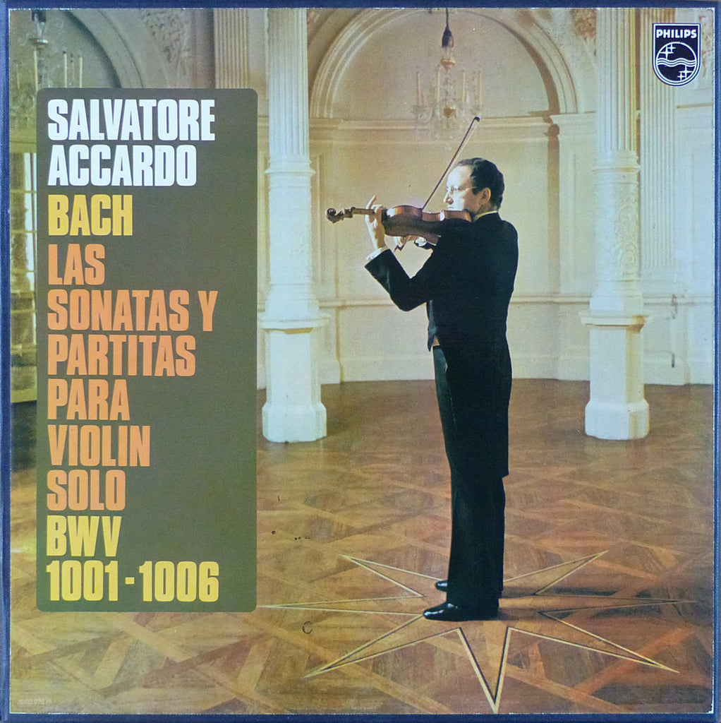 Accardo: Bach Sonatas & Partitas for Solo Violin - Philips 67 03 076/03 (3LP box)