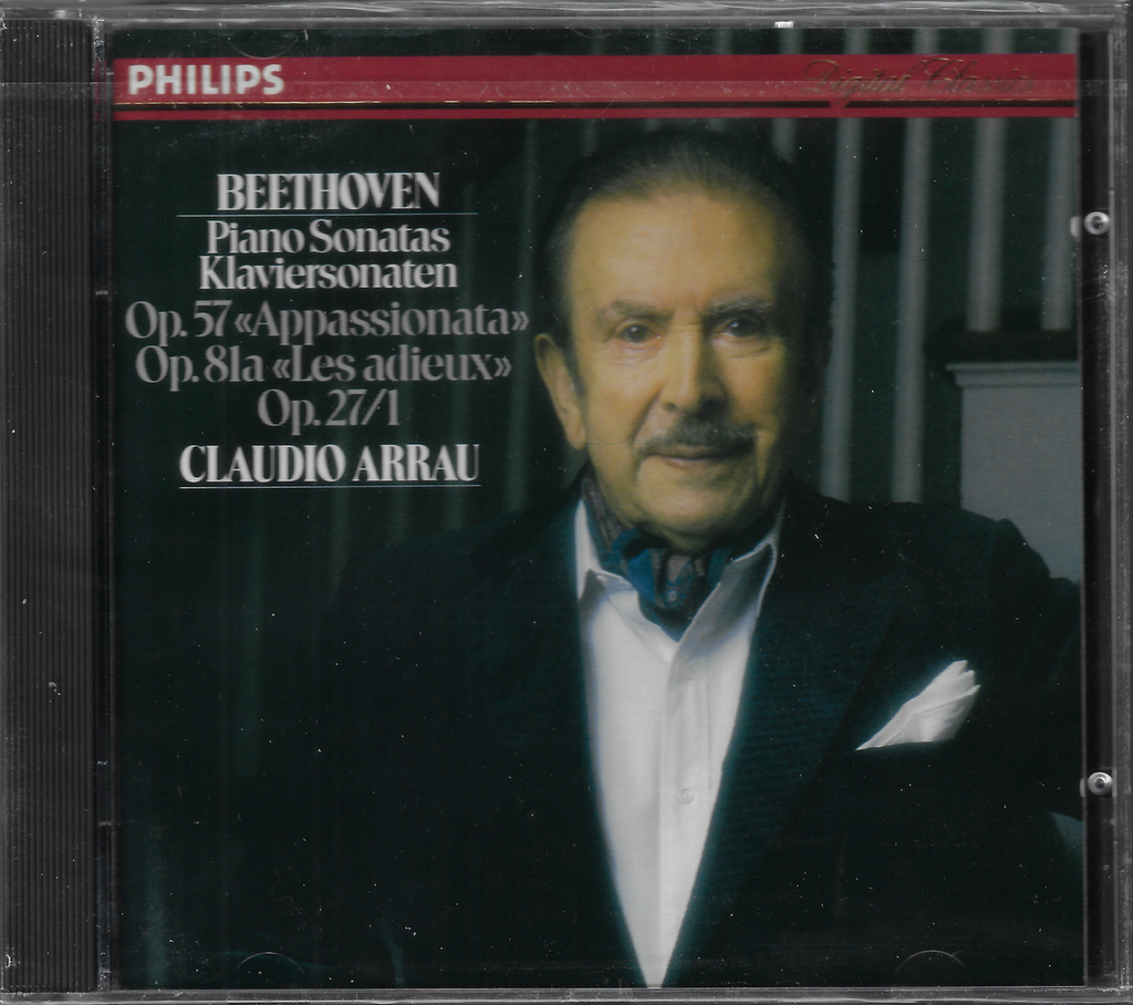 Arrau: "Appassioniata", "Les Adieux" Sonatas - Philips 416 146-2 (sealed)