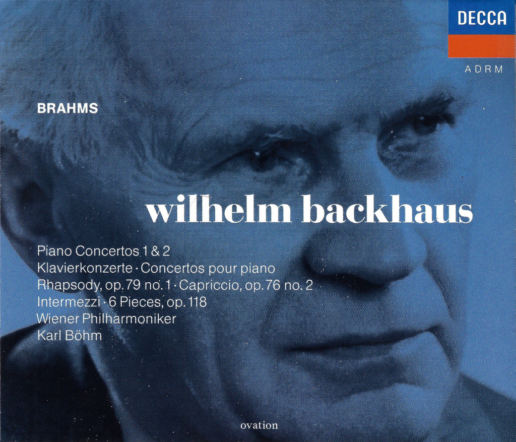 Backhaus: Brahms Piano Concertos 1 & 2, etc. - Decca 433 895-2 (2CD set)