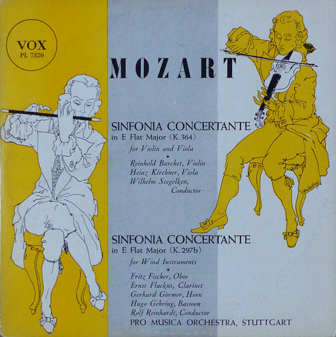 Barchet/Kirchner: Mozart Sinfonia Concertante K. 364, etc. - Vox PL 7320