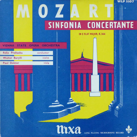 Barylli/Doktor: Mozart Sinfonia Concertante K. 364 - Nixa WLP 5107