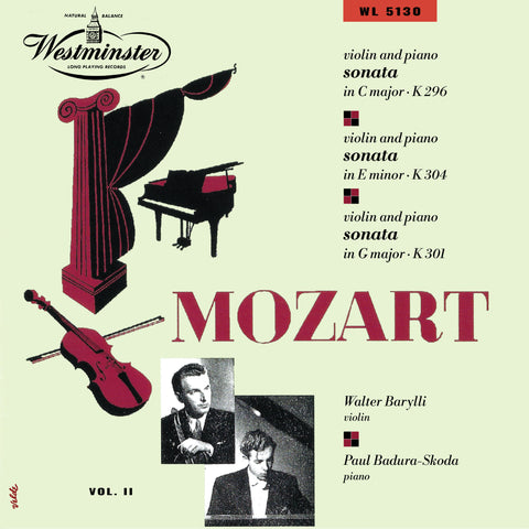 Barylli: Mozart Violin Sonatas K. 301, etc. - Westminster Japan UCCW-9038
