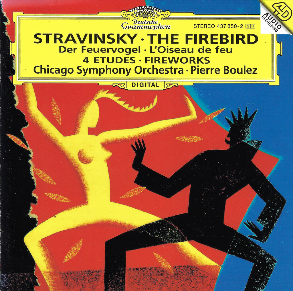 Boulez/Chicago SO: Firebird, 4 Etudes, etc. - DG 437 850-2