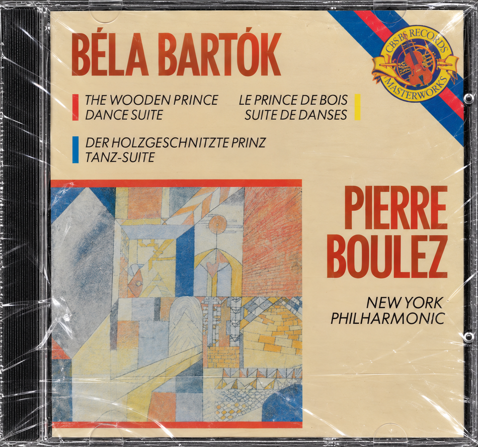 Boulez: Bartok The Wooden Prince + Dance Suite - CBS MK 44700 (sealed)
