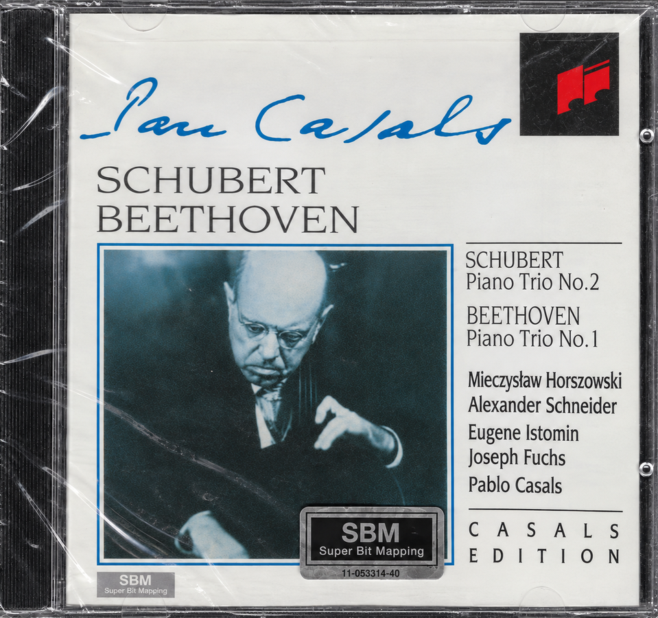 Casals/Horszowski/Fuchs: Beethoven & Schubert Trios - Sony SMK 58 988 (sealed)