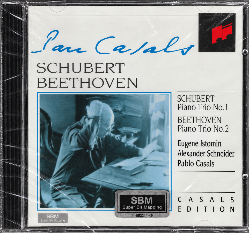 Casals/Schneider/Istomin: Schubert & Beethoven Trios - Sony SMK 58 989 (sealed)