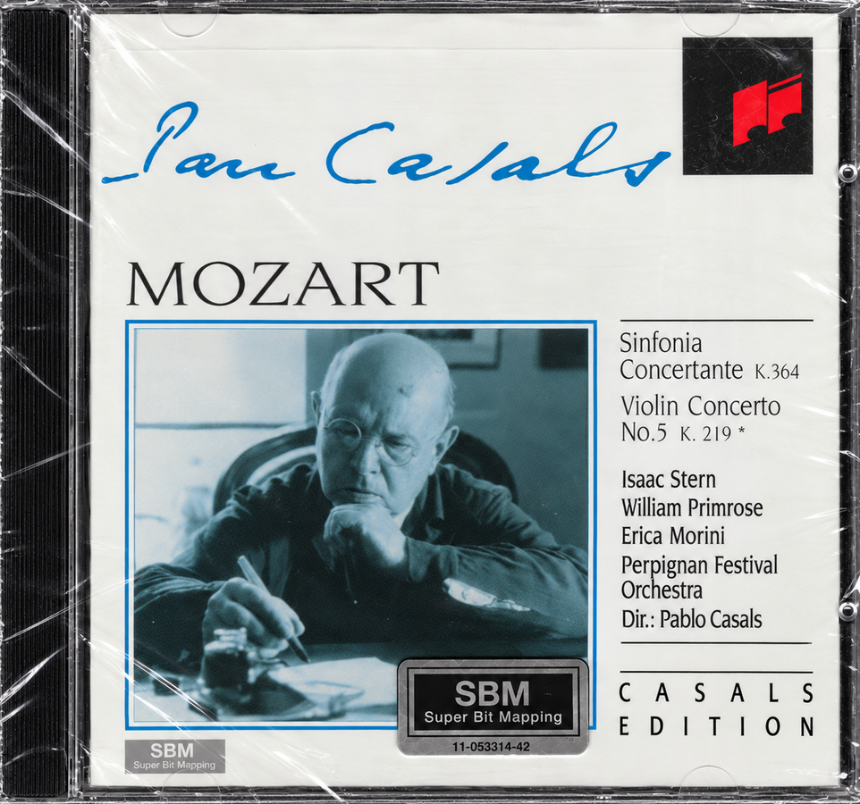 Casals/Stern/Primrose/Morini: Mozart K. 364, etc. - Sony SMK 58 983 (sealed)