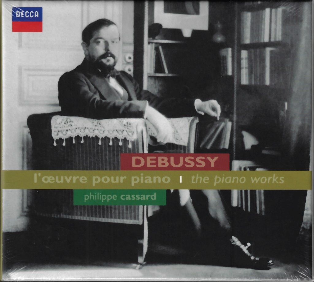 Cassard: Debussy Compl Piano Works - Decca 476 4770 (4CD set, sealed)