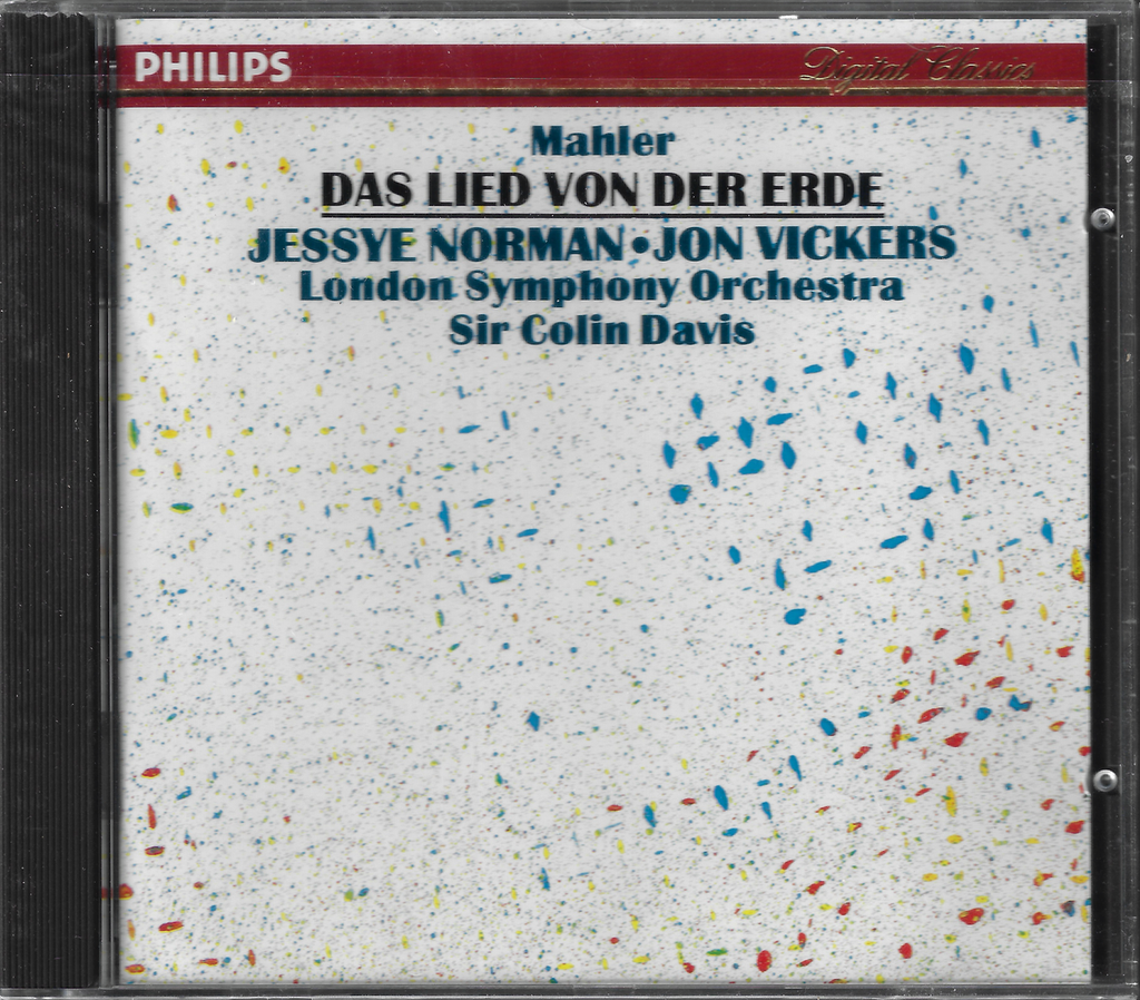 Davis/Norman/Vickers: Das Lied von der Erde - Philips 411 474-2 (sealed)