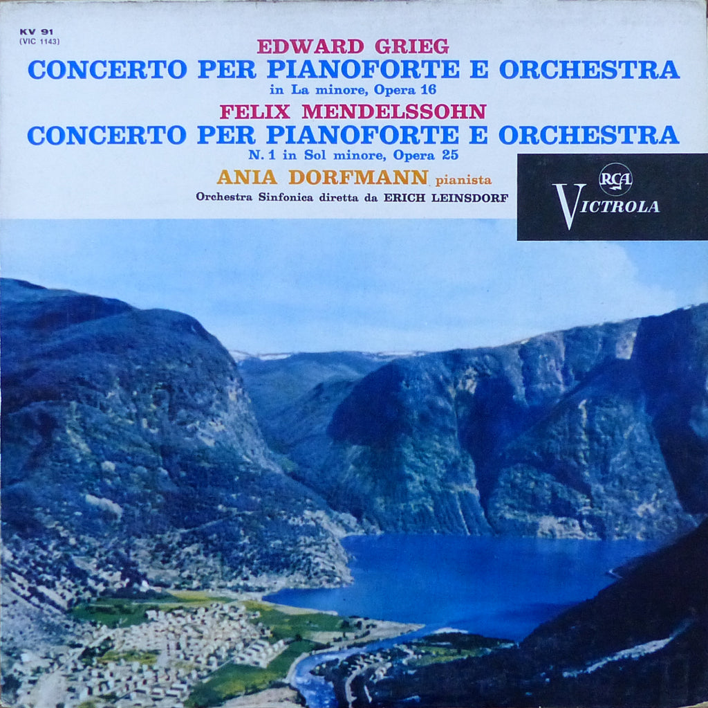 Dorfmann: Mendelssohn Op. 25 & Grieg Op. 16 Concerto - RCA KV 91