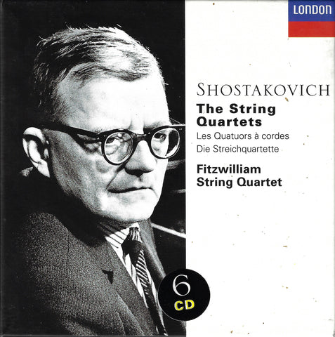 Fitzwilliam Quartet: Shostakovich 15 SQs - London 445 776-2 (6CD set)